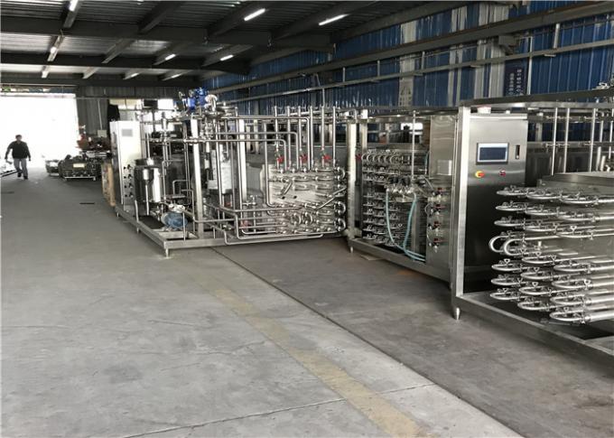 1000L ελεγχόμενο Pasteurizer τύπων πιάτων μηχανών αποστείρωσης UHT PLC για τη βιομηχανία γάλακτος