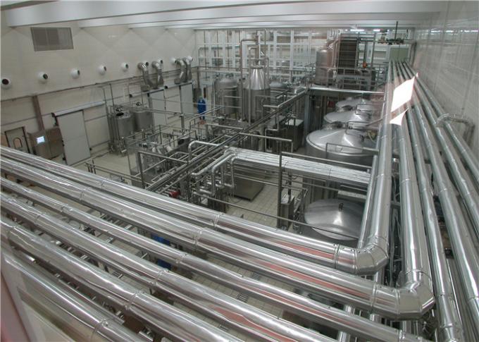 Υγειονομικό υλικό ανοξείδωτου γραμμών παραγωγής γάλακτος αμυγδάλων/γραμμών παραγωγής ποτών
