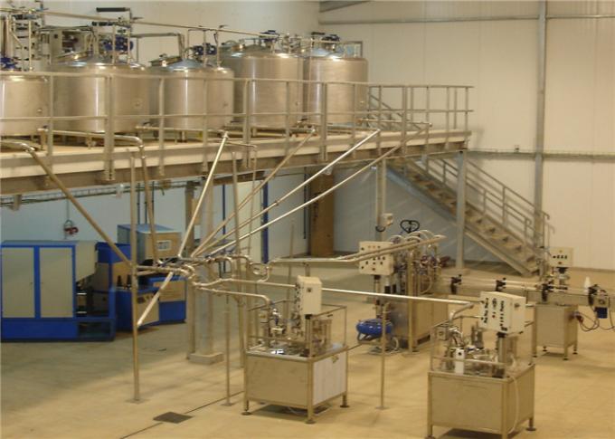 Αυτόματο γάλακτος γραμμών παραγωγής εργοστάσιο επεξεργασίας 3000L 5000L γάλακτος UHT γαλακτοκομικό