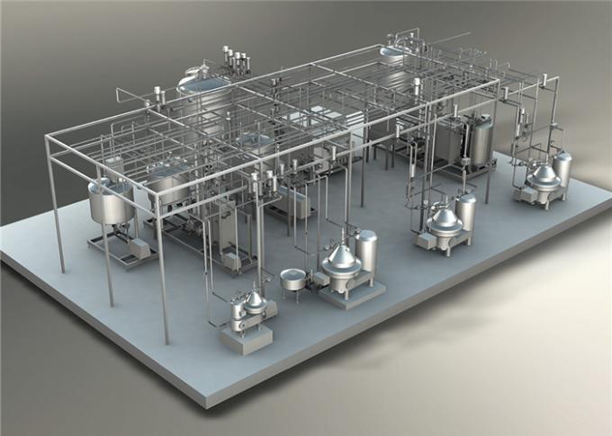 Γραμμή παραγωγής χυμού φρούτων ανοξείδωτου, μηχανή παραγωγής γιαουρτιού UHT