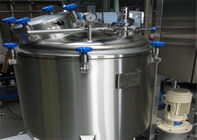 500 - 2000 δεξαμενή ανοξείδωτου γαλονιού, δεξαμενή ψύξης γάλακτος για το εργοστάσιο ποτών
