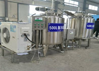 Κίνα Το κάθετο οριζόντιο υλικό ανοξείδωτου δεξαμενών 500L ψύξης γάλακτος εύκολο λειτουργεί επιχείρηση