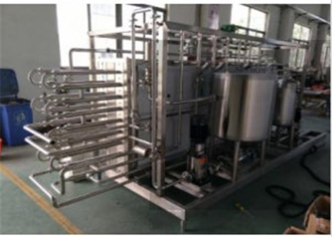 Πλήρης αυτόματος τύπος σωλήνων μηχανών αποστείρωσης UHT για το ποτό ISO εγκεκριμένο